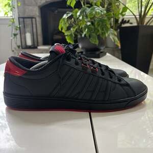 K-Swiss Court Pro II Low Men's Sneakers Black Red Size 12